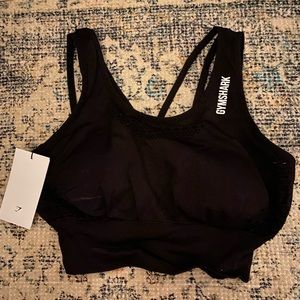 gymshark energy+ seamless crop top